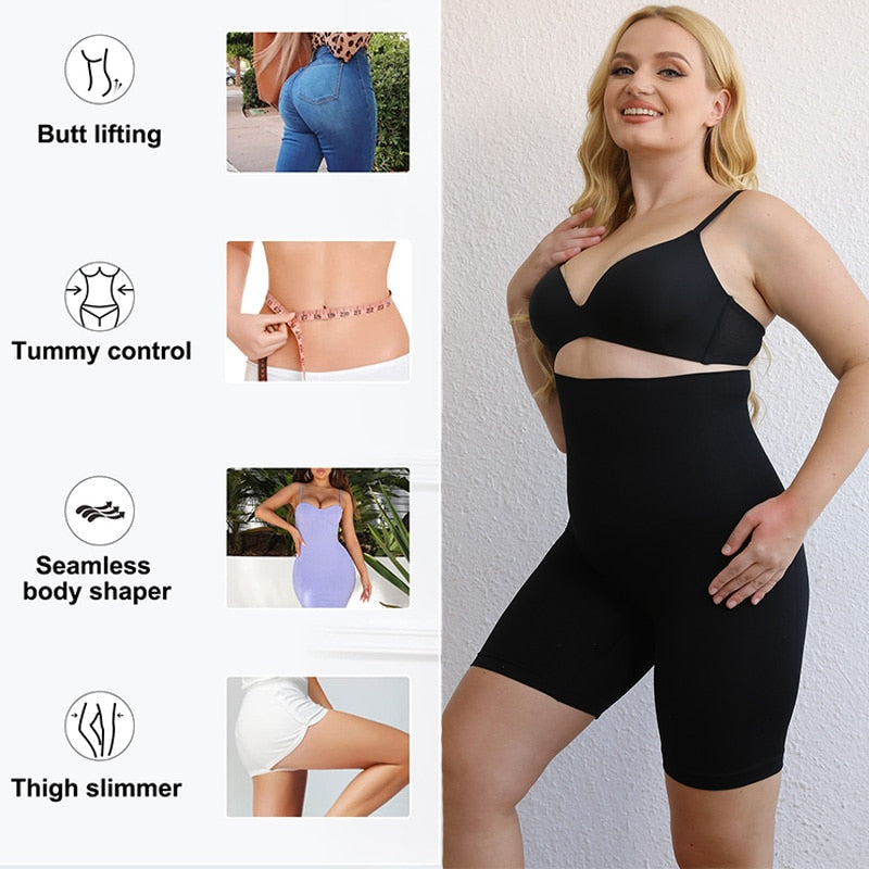 Women Body Shaper Waist Trainer Tummy Slimming Sheath Women Flat Belly Shapewear Shorts Butt Lifter Panty Modeling Strap Corset