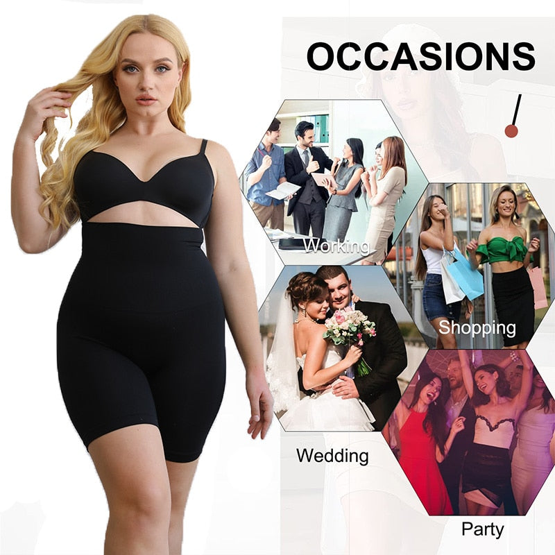 Women Body Shaper Waist Trainer Tummy Slimming Sheath Women Flat Belly Shapewear Shorts Butt Lifter Panty Modeling Strap Corset